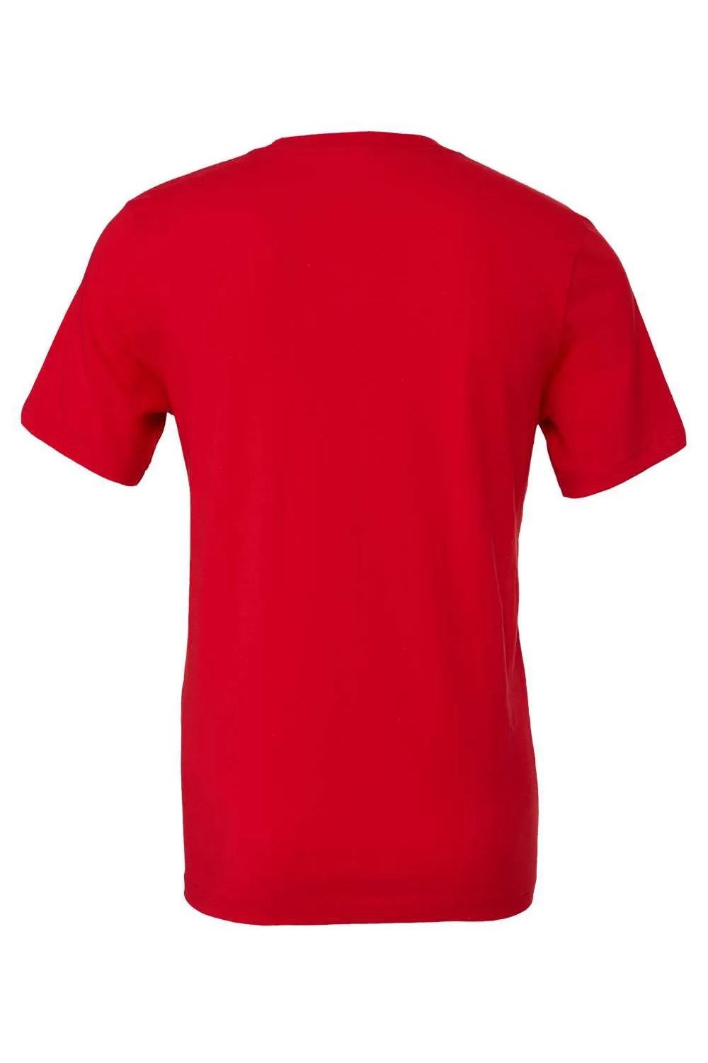 Bella   Canvas Mens Jersey Short Sleeve Crewneck T-Shirt - Red