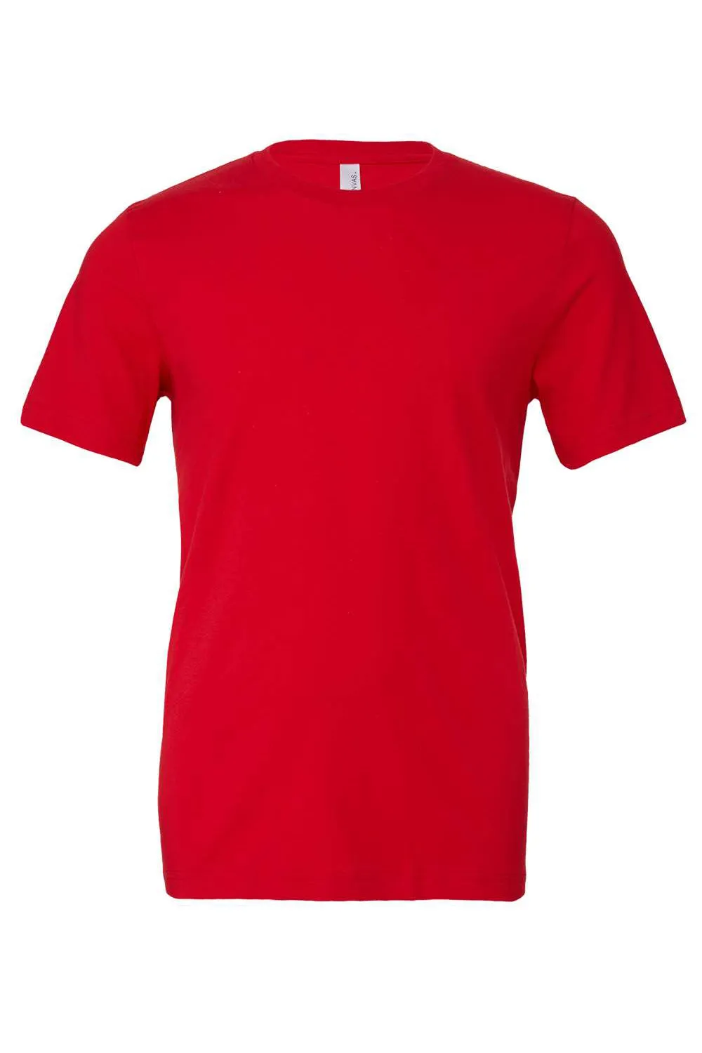 Bella   Canvas Mens Jersey Short Sleeve Crewneck T-Shirt - Red