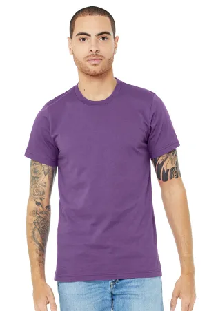 Bella   Canvas Mens Jersey Short Sleeve Crewneck T-Shirt - Royal Purple