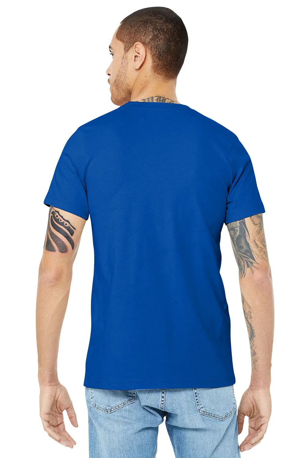 Bella   Canvas Mens Jersey Short Sleeve Crewneck T-Shirt - True Royal Blue