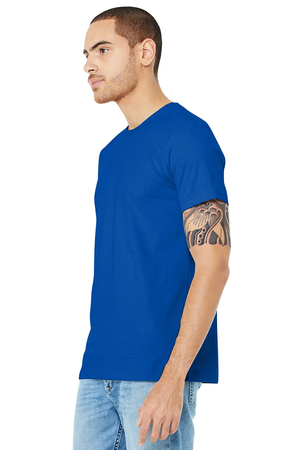 Bella   Canvas Mens Jersey Short Sleeve Crewneck T-Shirt - True Royal Blue