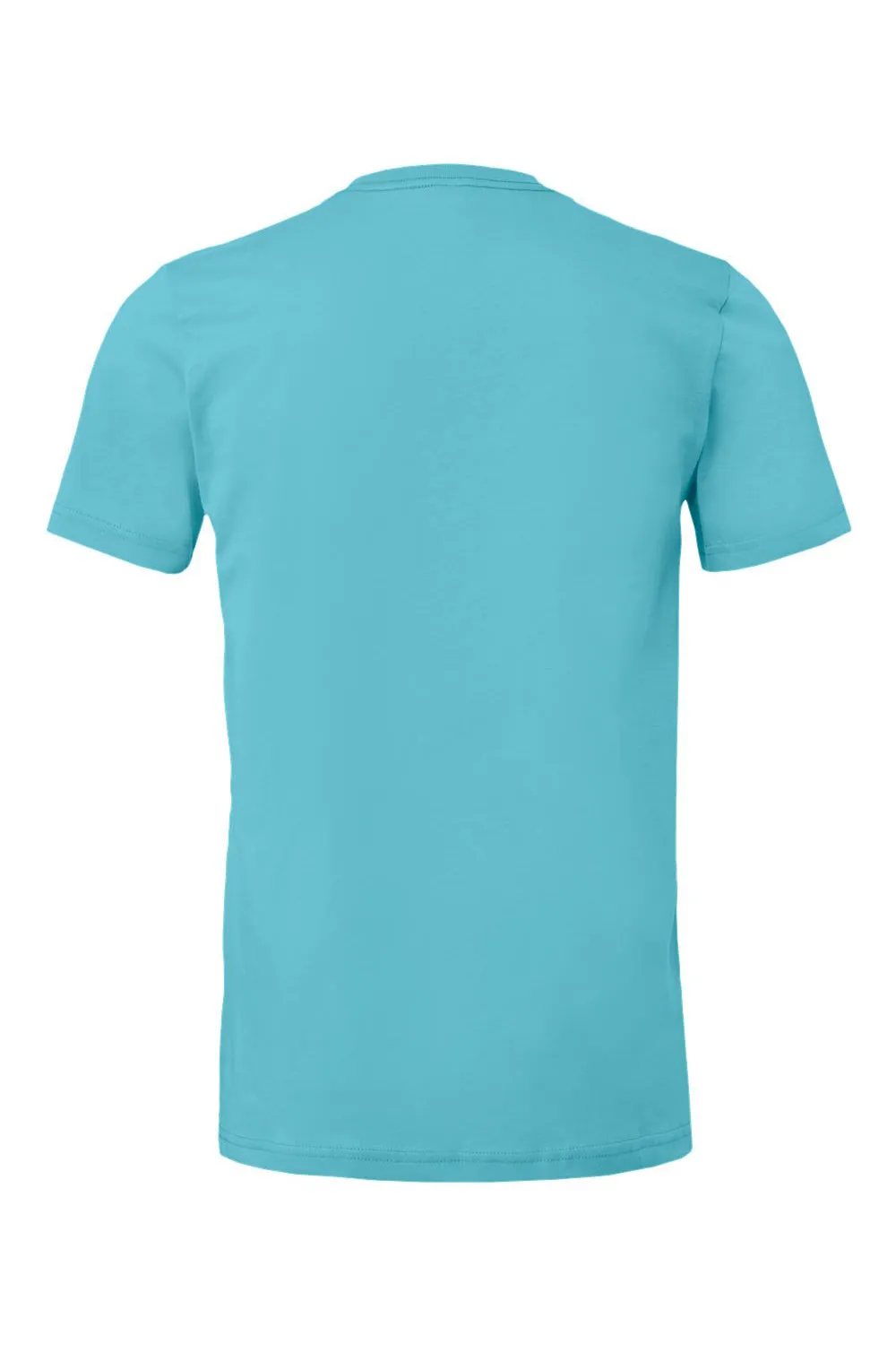 Bella   Canvas Mens Jersey Short Sleeve Crewneck T-Shirt - Turquoise Blue