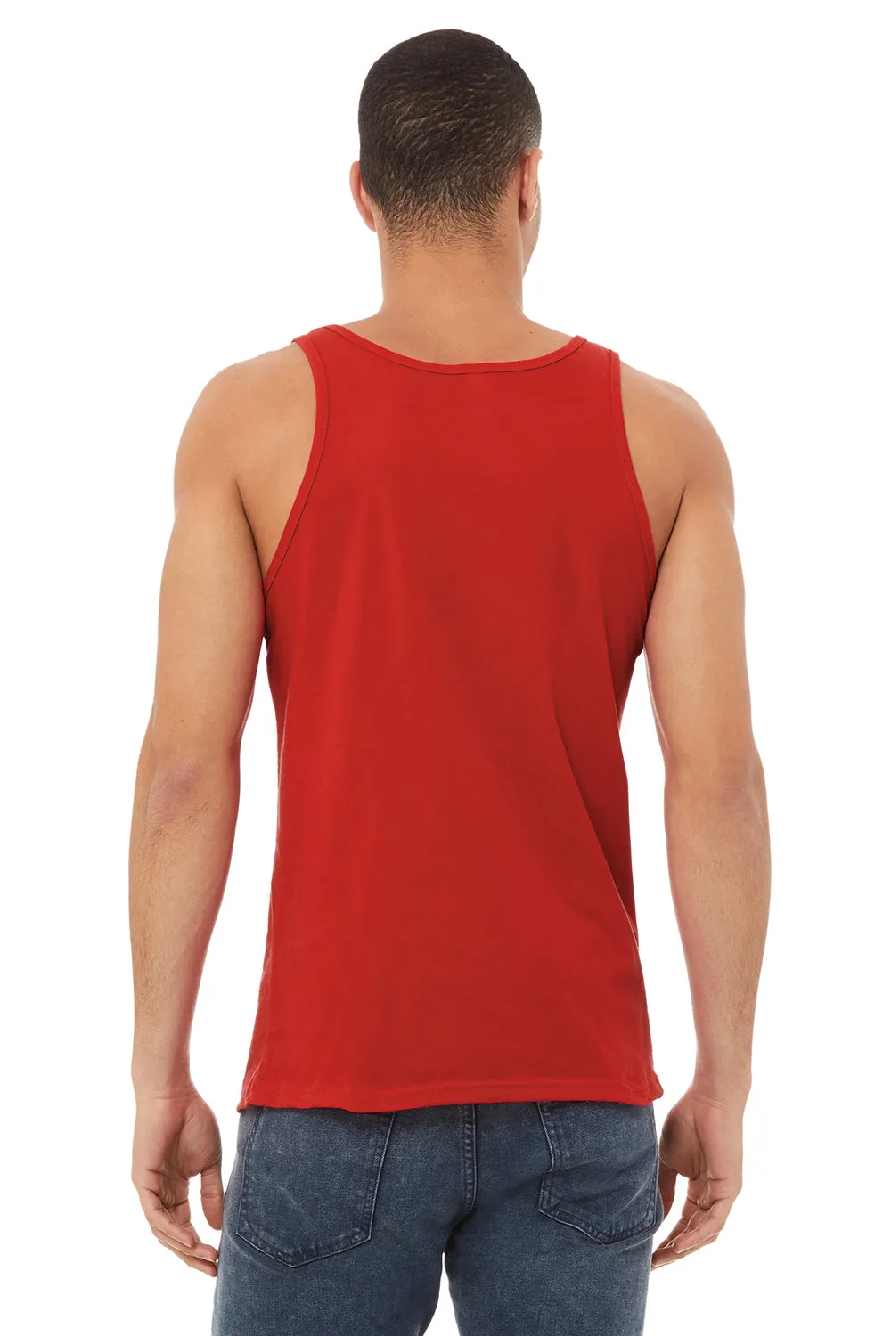 Bella   Canvas Mens Jersey Tank Top - Red