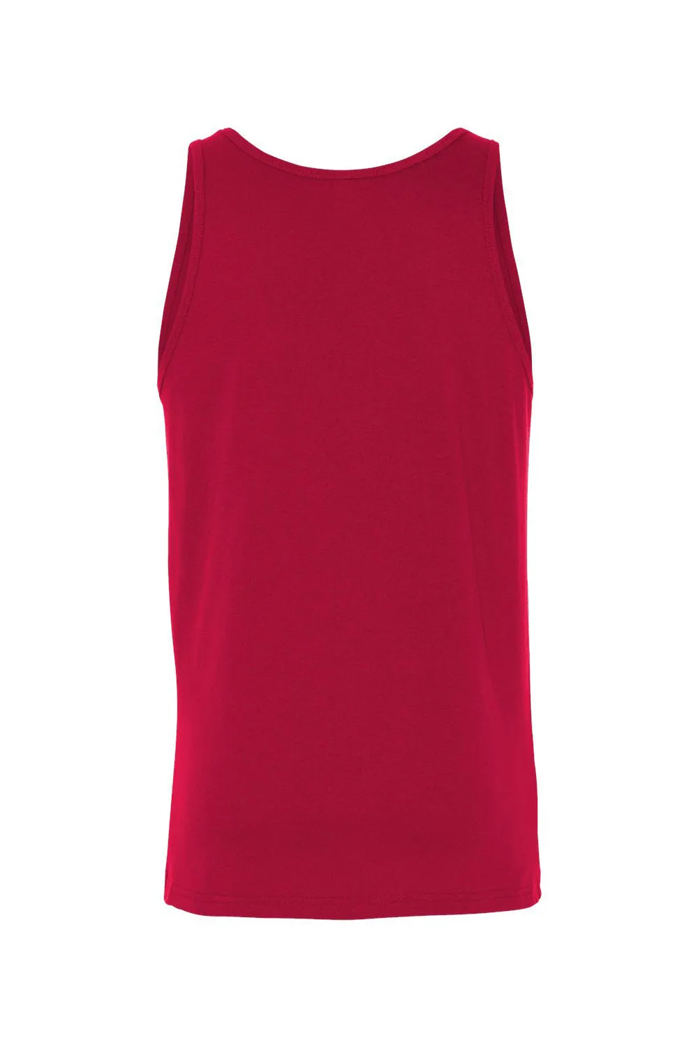 Bella   Canvas Mens Jersey Tank Top - Red