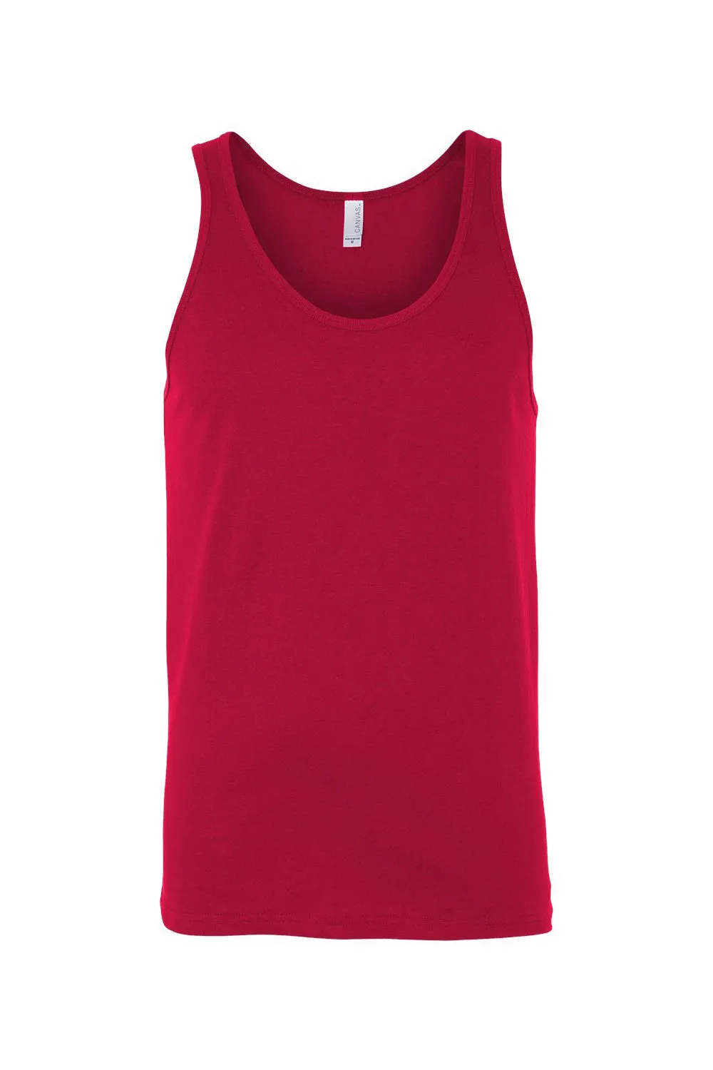 Bella   Canvas Mens Jersey Tank Top - Red