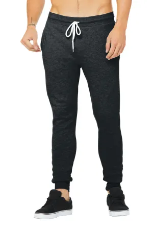 Bella   Canvas Mens Jogger Sweatpants w/ Pockets - Heather Dark Grey