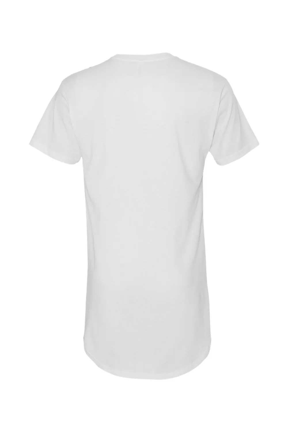 Bella   Canvas Mens Long Body Urban Short Sleeve Crewneck T-Shirt - White