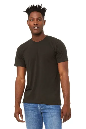 Bella   Canvas Mens Short Sleeve Crewneck T-Shirt - Espresso Brown