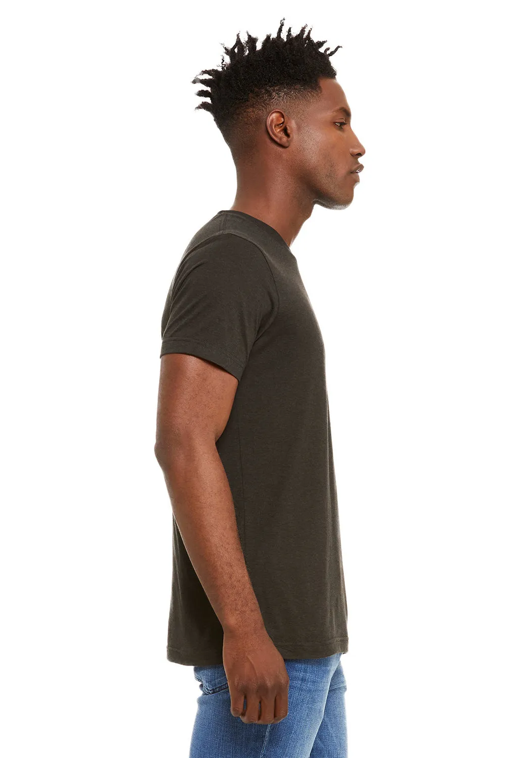 Bella   Canvas Mens Short Sleeve Crewneck T-Shirt - Espresso Brown