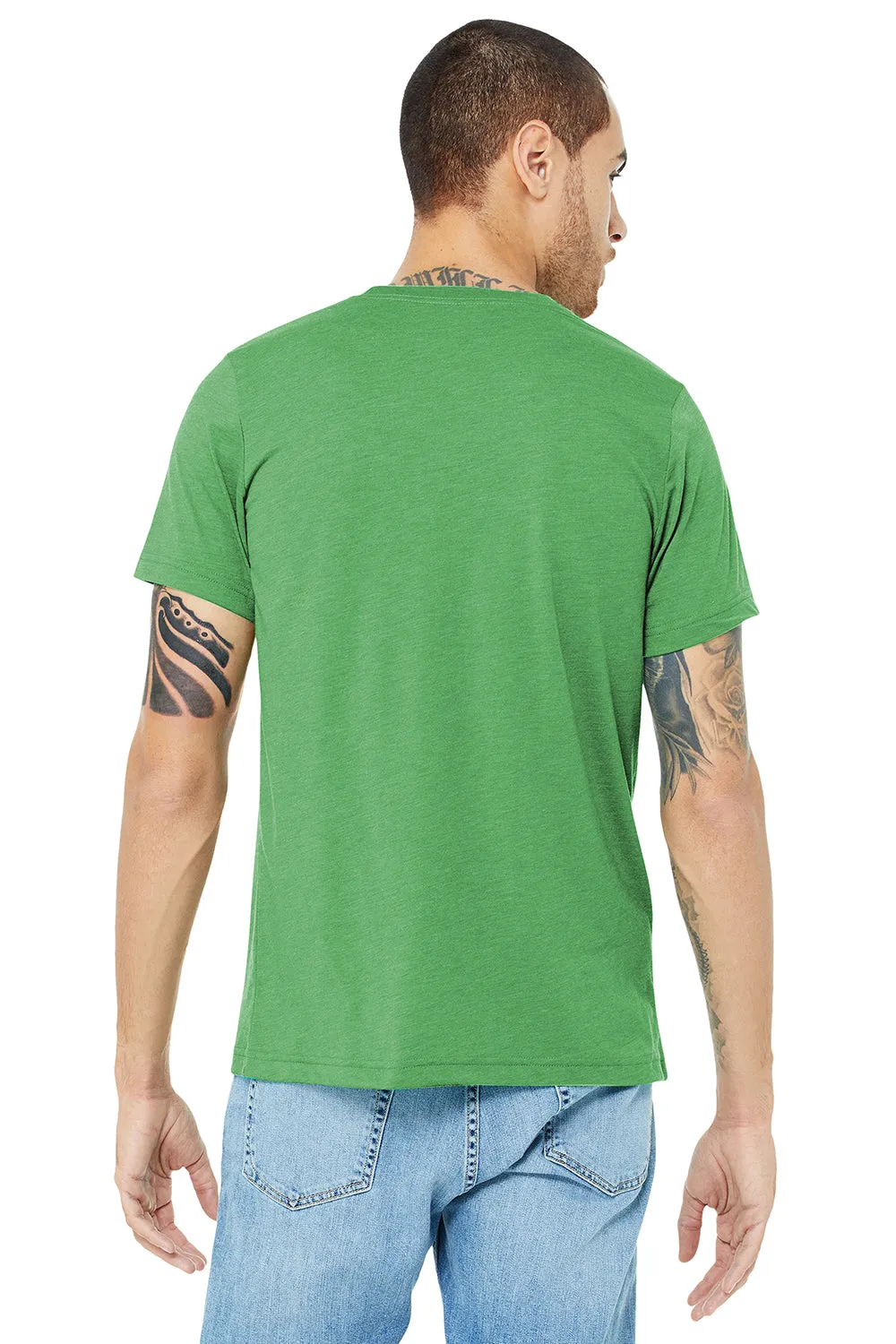 Bella   Canvas Mens Short Sleeve Crewneck T-Shirt - Green