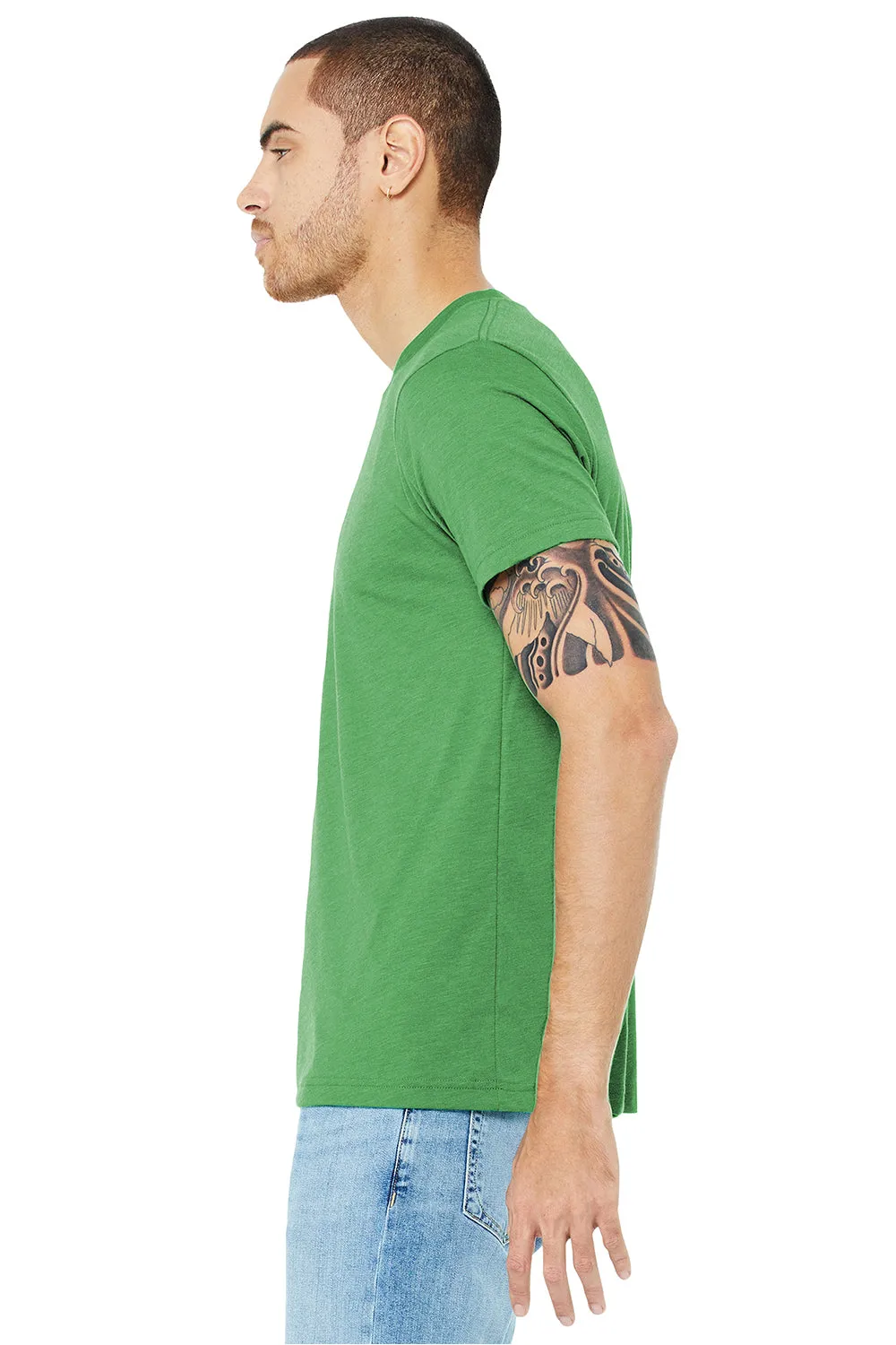 Bella   Canvas Mens Short Sleeve Crewneck T-Shirt - Green