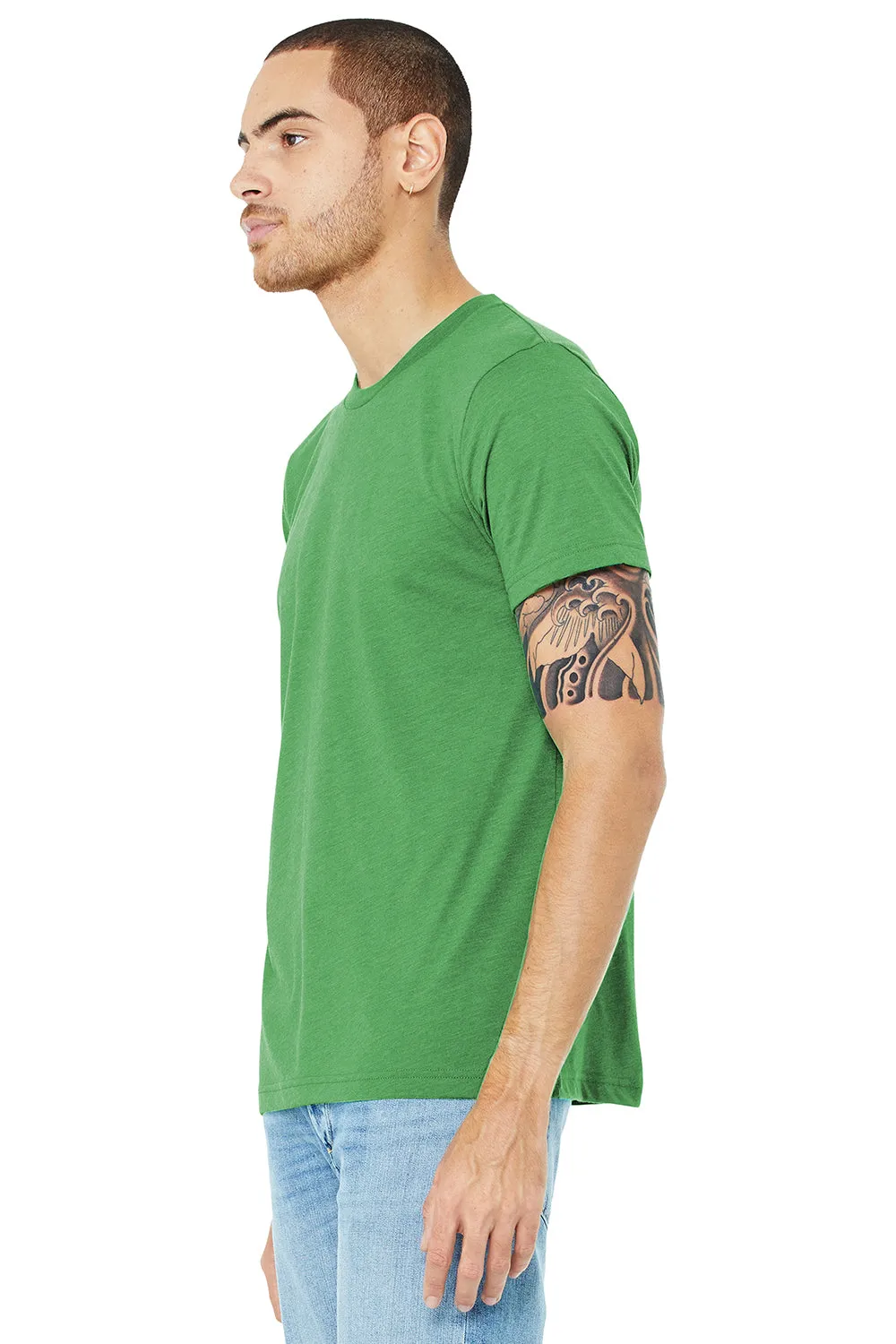 Bella   Canvas Mens Short Sleeve Crewneck T-Shirt - Green