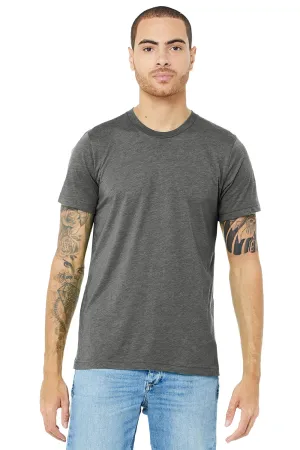 Bella   Canvas Mens Short Sleeve Crewneck T-Shirt - Grey
