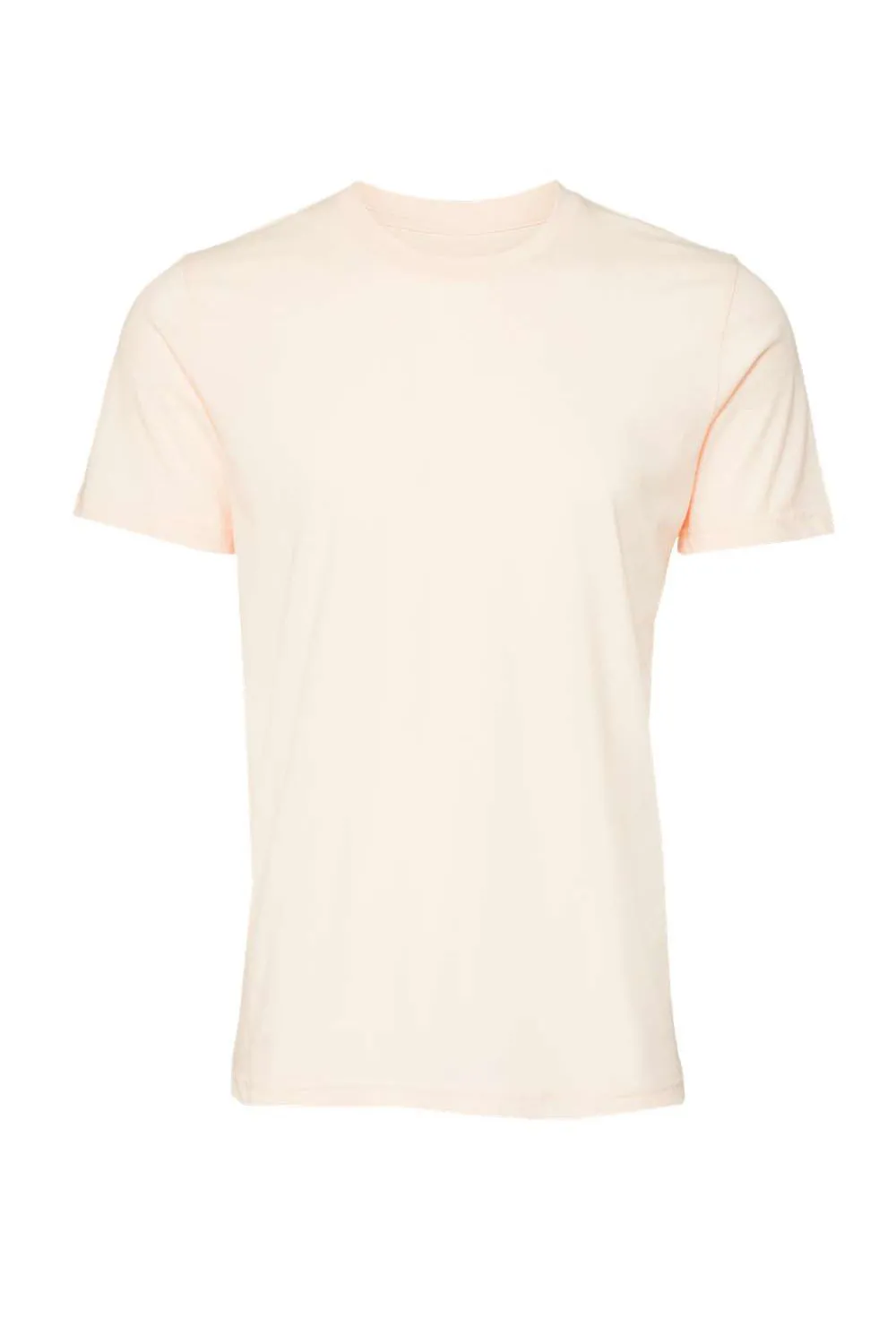 Bella   Canvas Mens Short Sleeve Crewneck T-Shirt - Solid Natural