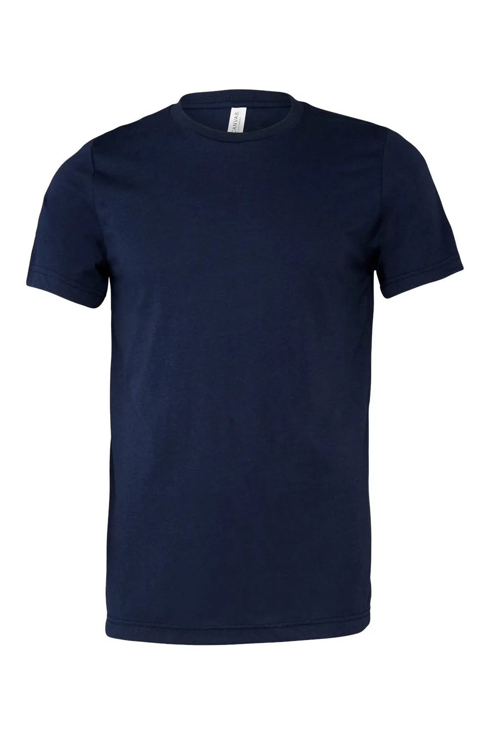 Bella   Canvas Mens Short Sleeve Crewneck T-Shirt - Solid Navy Blue