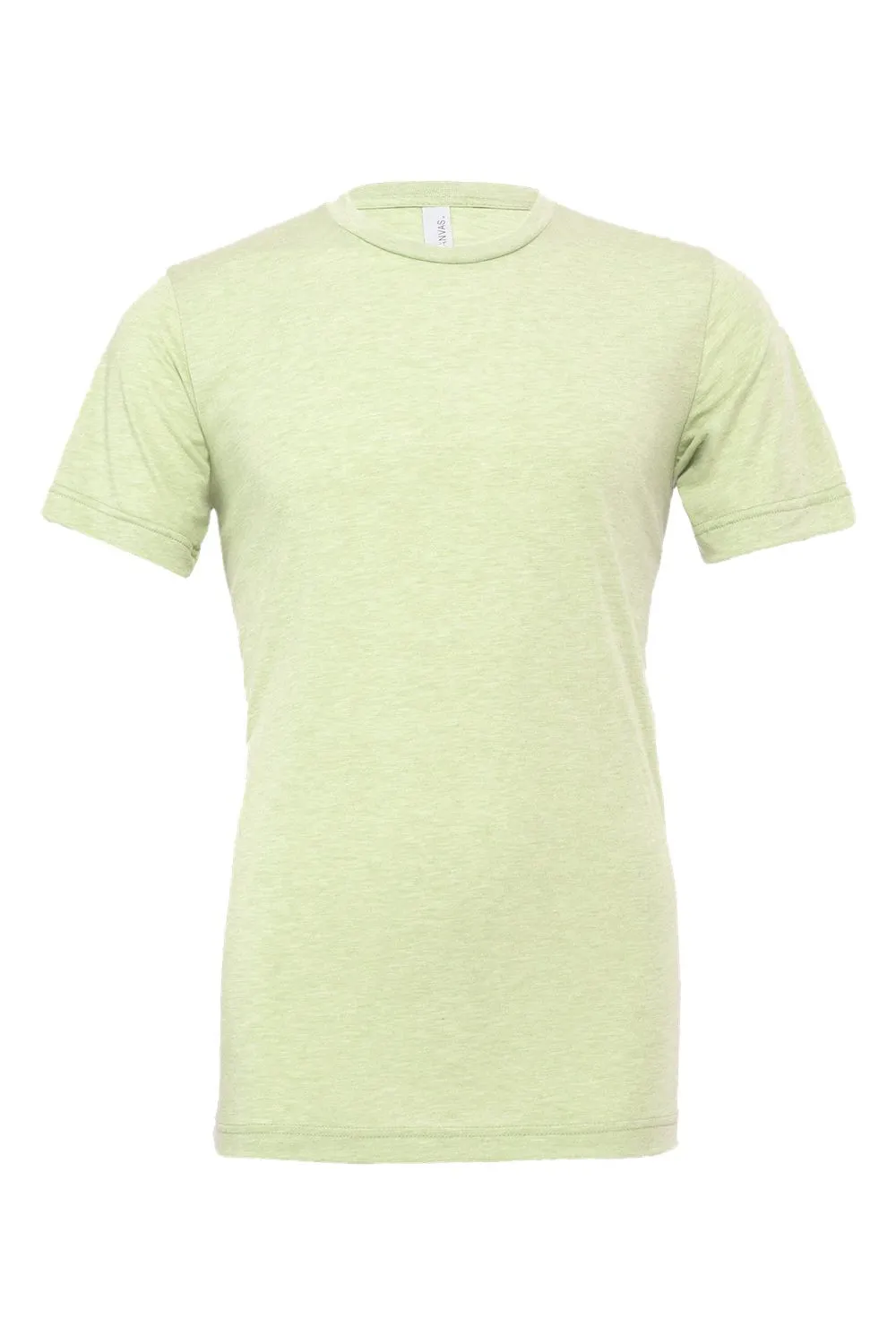 Bella   Canvas Mens Short Sleeve Crewneck T-Shirt - Spring Green