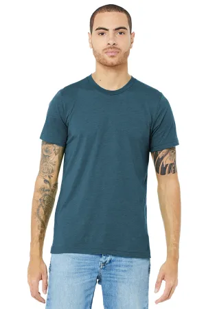 Bella   Canvas Mens Short Sleeve Crewneck T-Shirt - Steel Blue