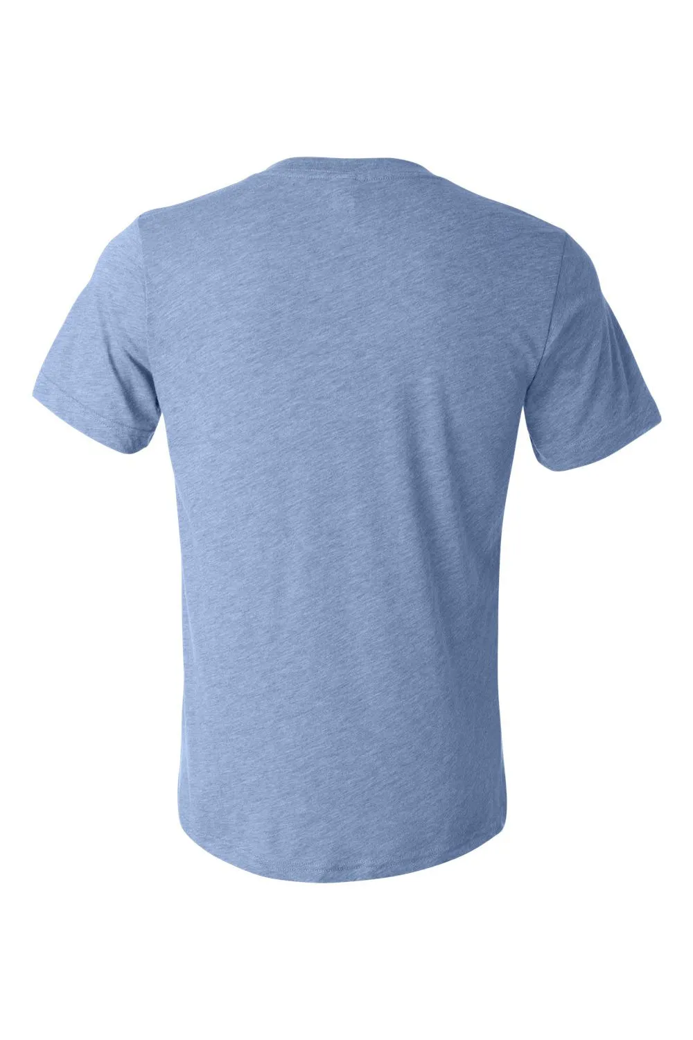 Bella   Canvas Mens Short Sleeve V-Neck T-Shirt - Blue