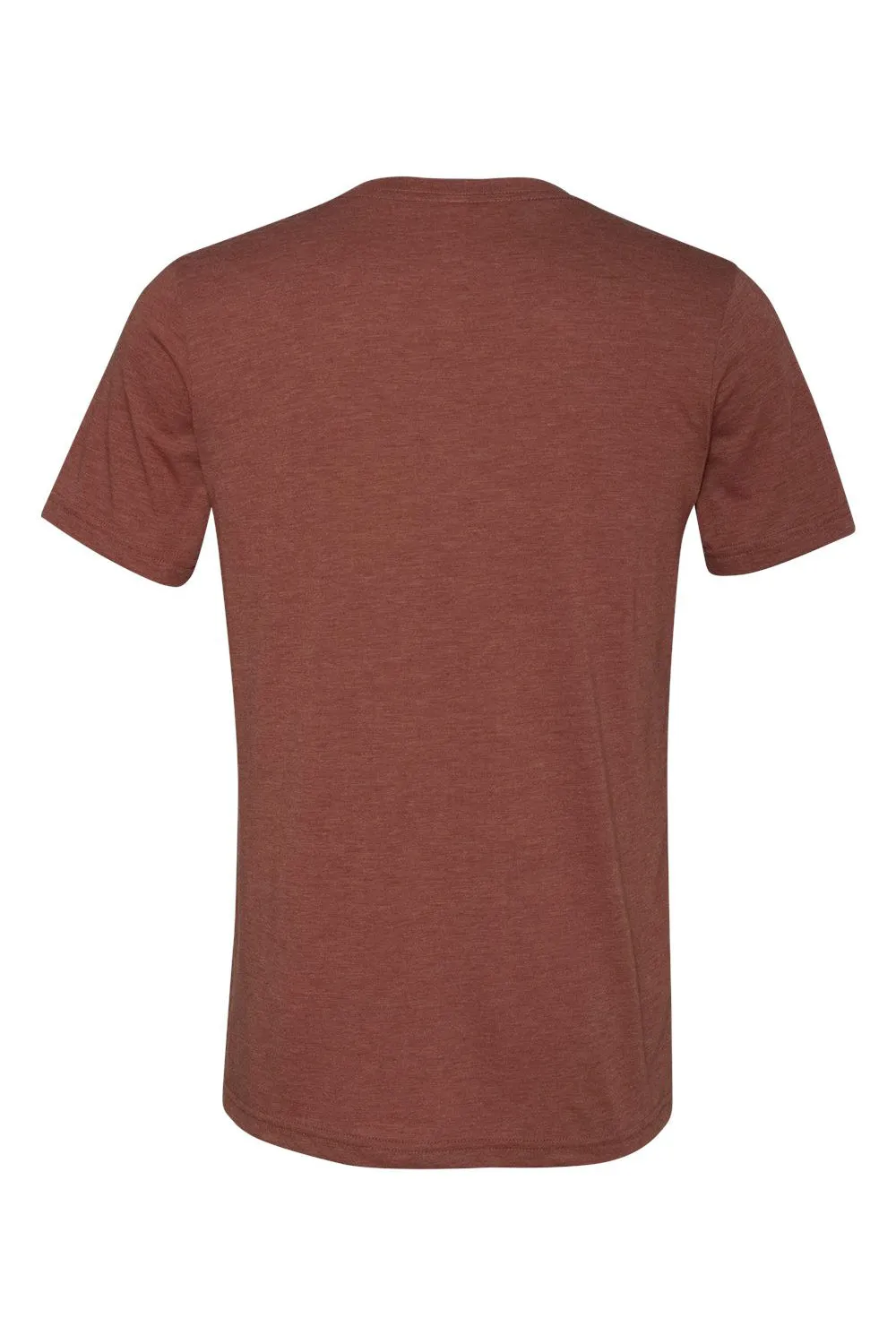 Bella   Canvas Mens Short Sleeve V-Neck T-Shirt - Clay Red