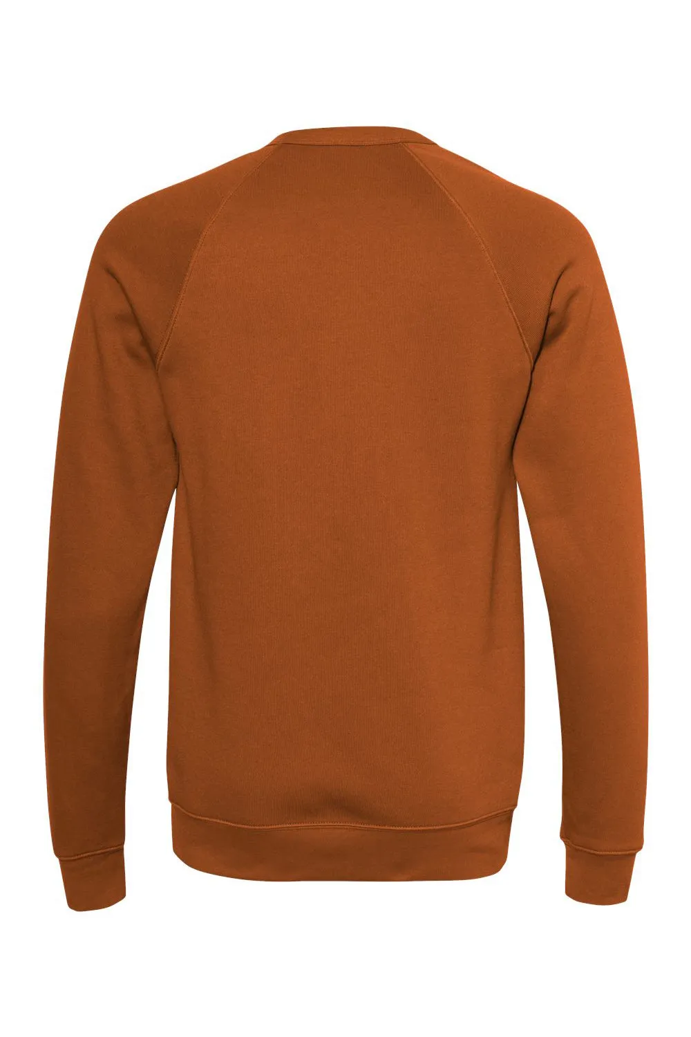 Bella   Canvas Mens Sponge Fleece Crewneck Sweatshirt - Autumn Orange