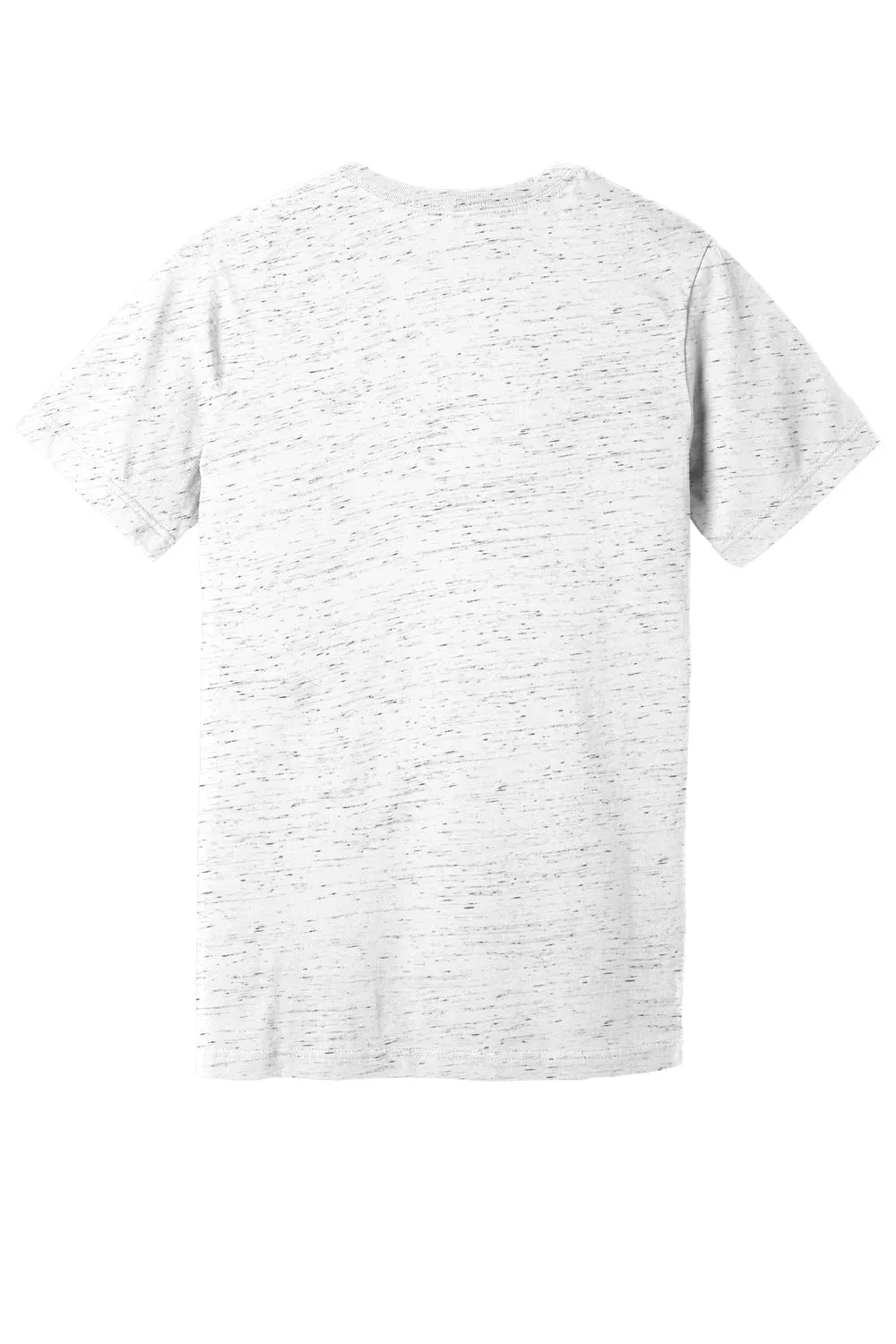 Bella   Canvas Mens Textured Jersey Short Sleeve V-Neck T-Shirt - White Marble