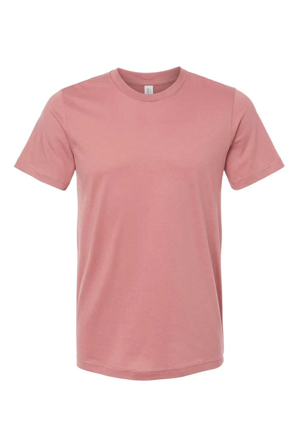Bella   Canvas Mens USA Made Jersey Short Sleeve Crewneck T-Shirt - Mauve