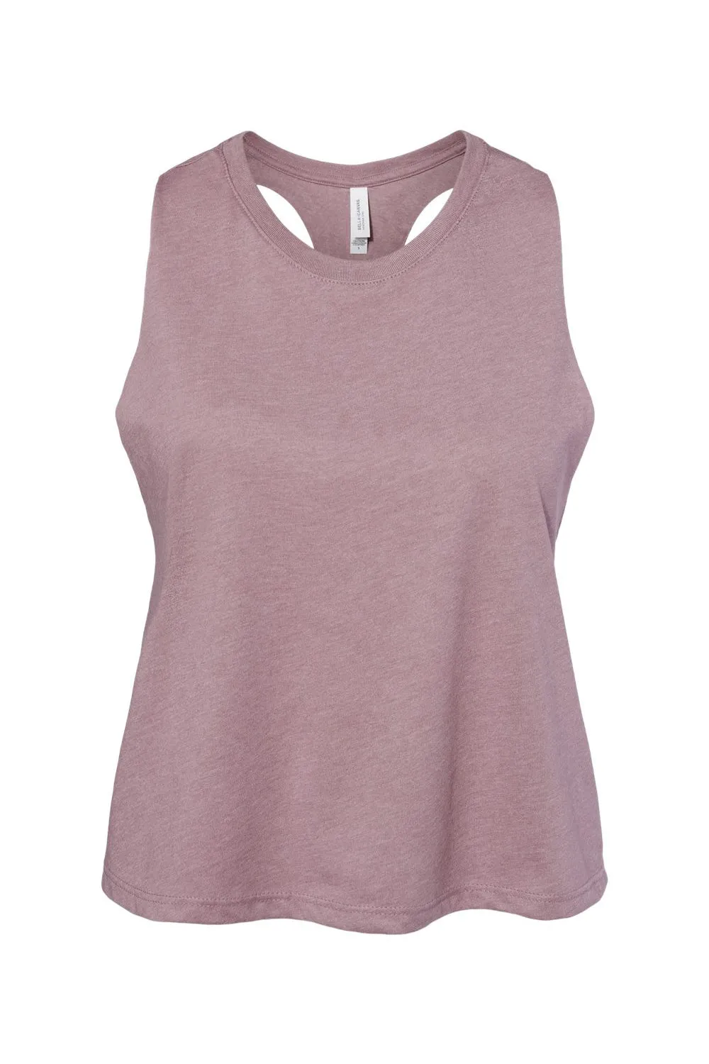 Bella   Canvas Womens Cropped Tank Top - Heather Orchid