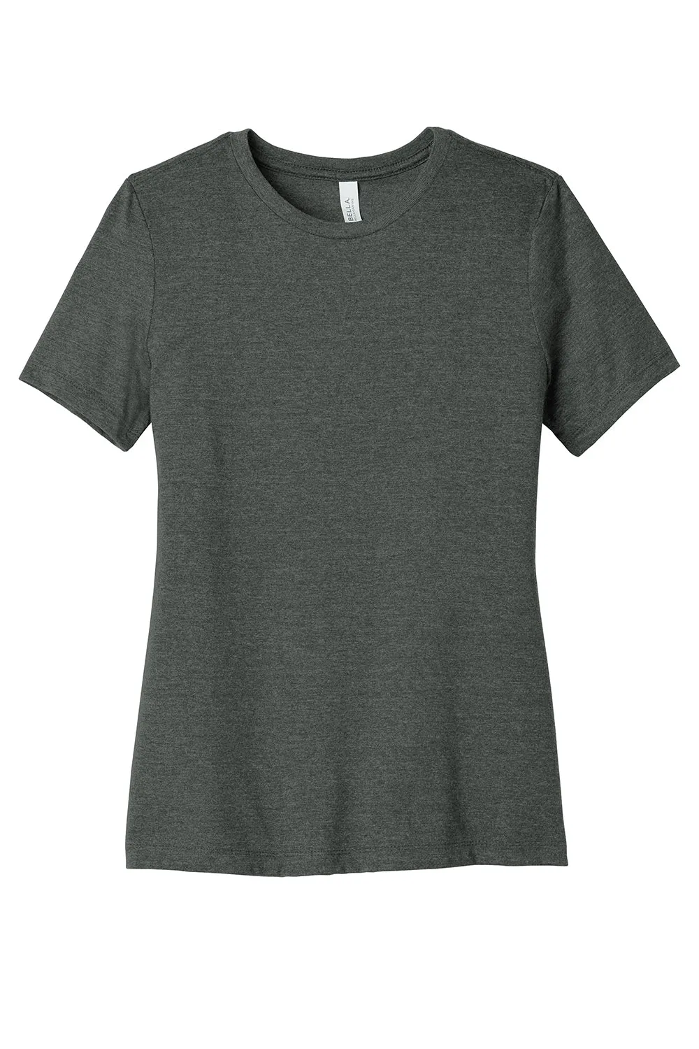 Bella   Canvas Womens CVC Short Sleeve Crewneck T-Shirt - Heather Deep Grey