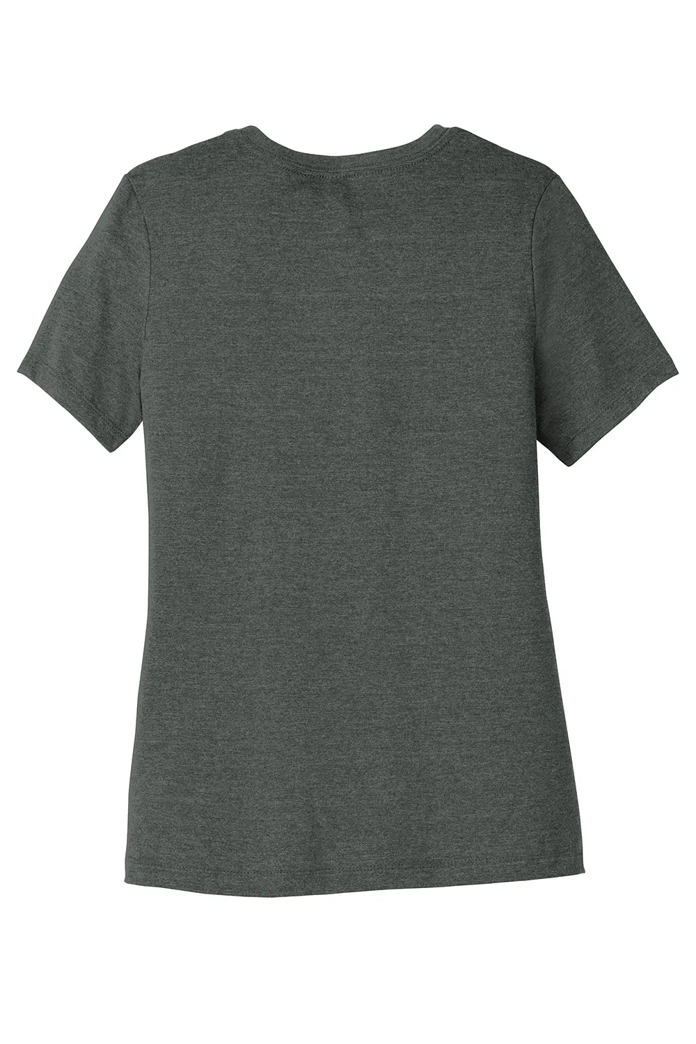 Bella   Canvas Womens CVC Short Sleeve Crewneck T-Shirt - Heather Deep Grey