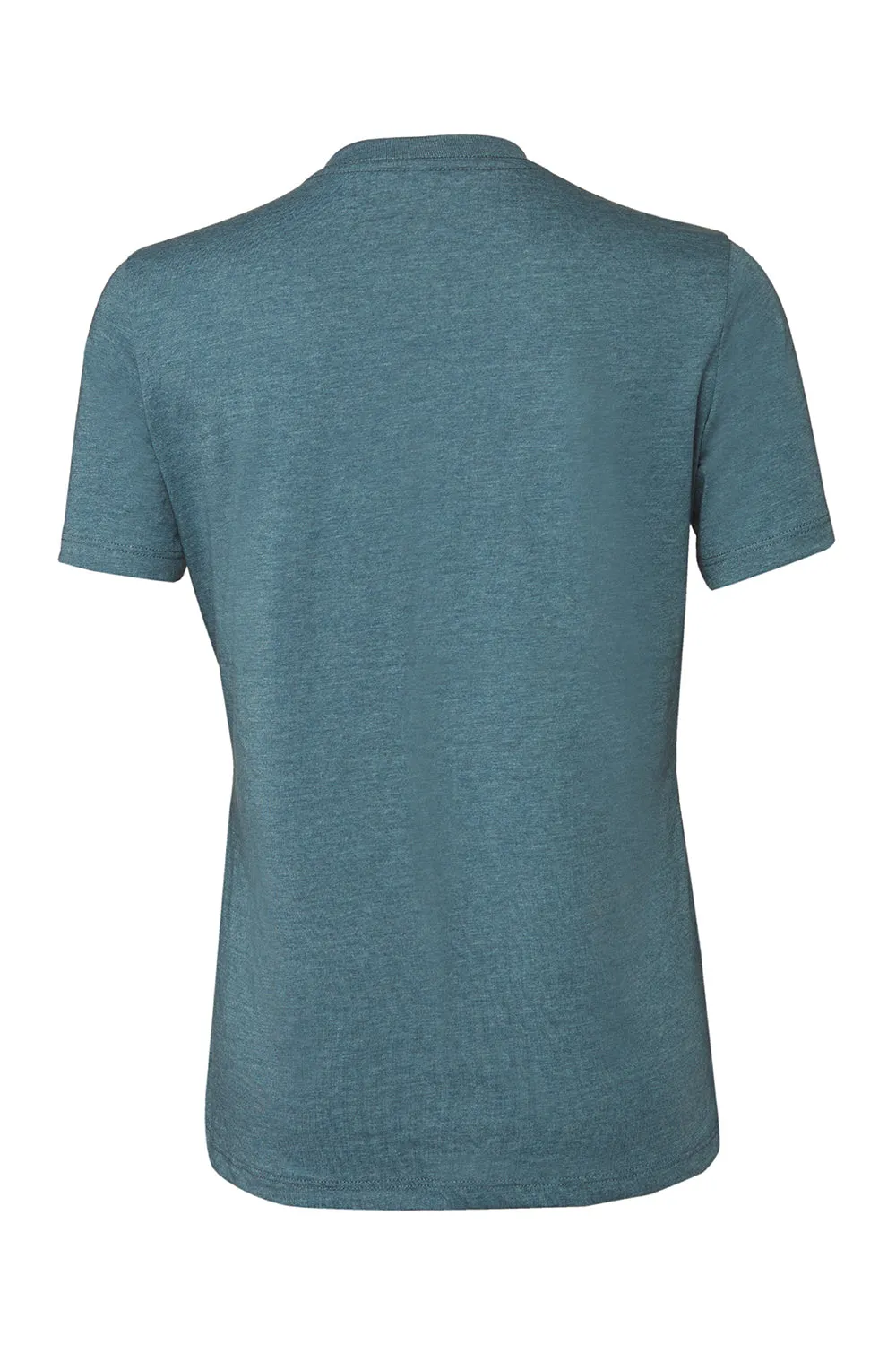 Bella   Canvas Womens CVC Short Sleeve Crewneck T-Shirt - Heather Deep Teal