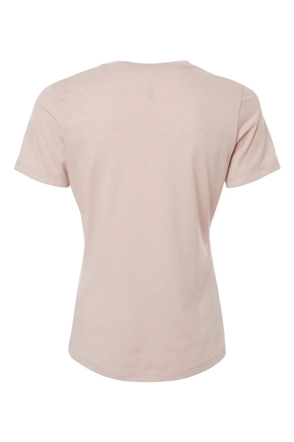 Bella   Canvas Womens CVC Short Sleeve Crewneck T-Shirt - Heather Pink Gravel