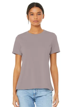 Bella   Canvas Womens CVC Short Sleeve Crewneck T-Shirt - Heather Pink Gravel