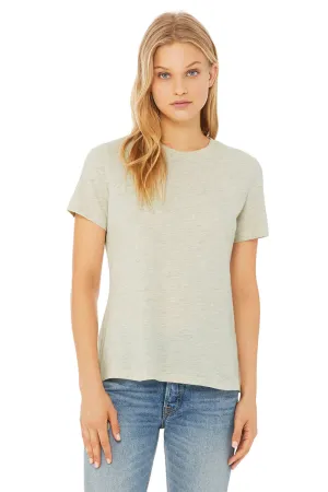 Bella   Canvas Womens CVC Short Sleeve Crewneck T-Shirt - Heather Prism Natural
