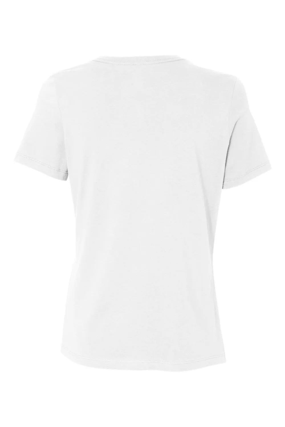 Bella   Canvas Womens CVC Short Sleeve Crewneck T-Shirt - Solid White