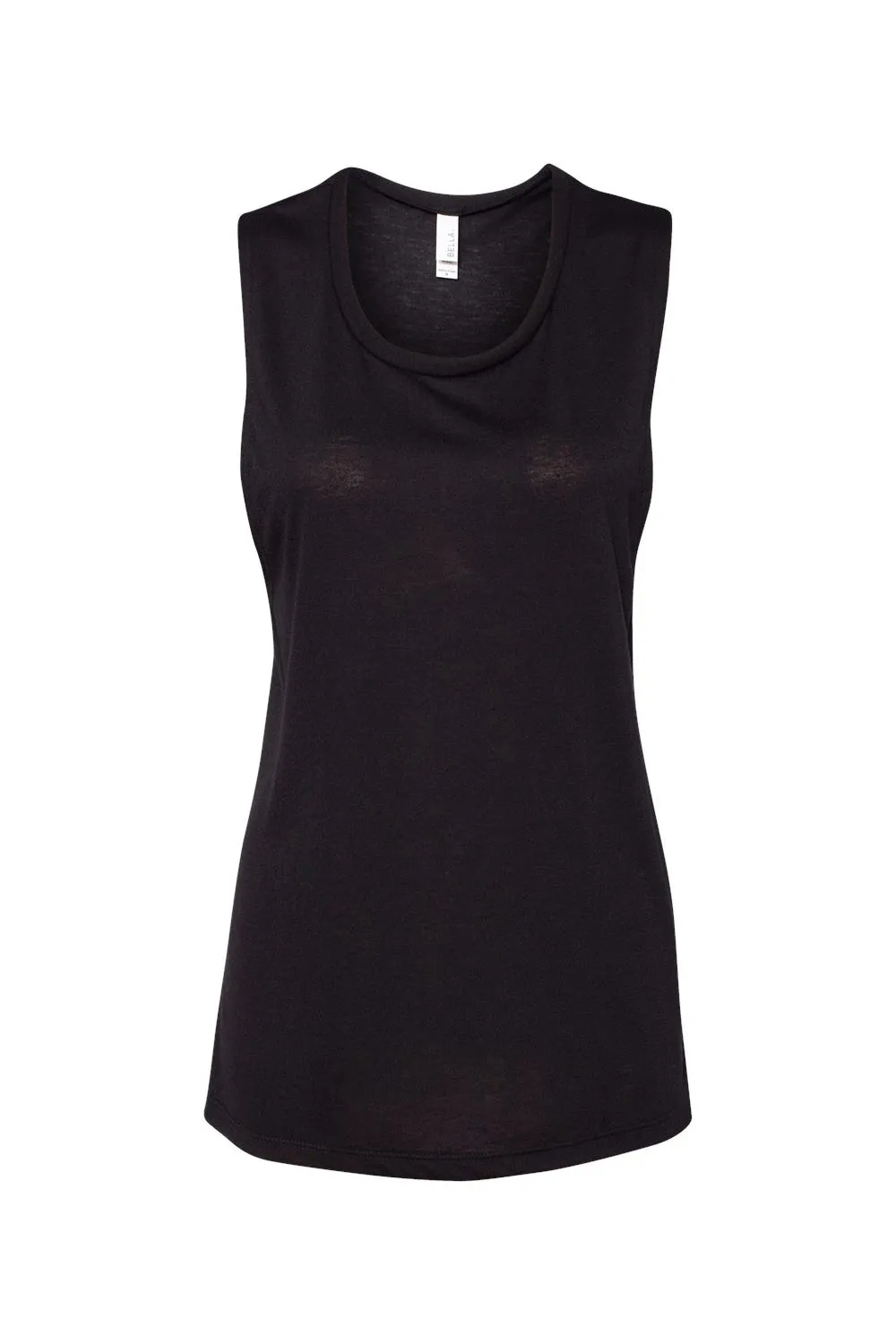 Bella   Canvas Womens Flowy Muscle Tank Top - Black