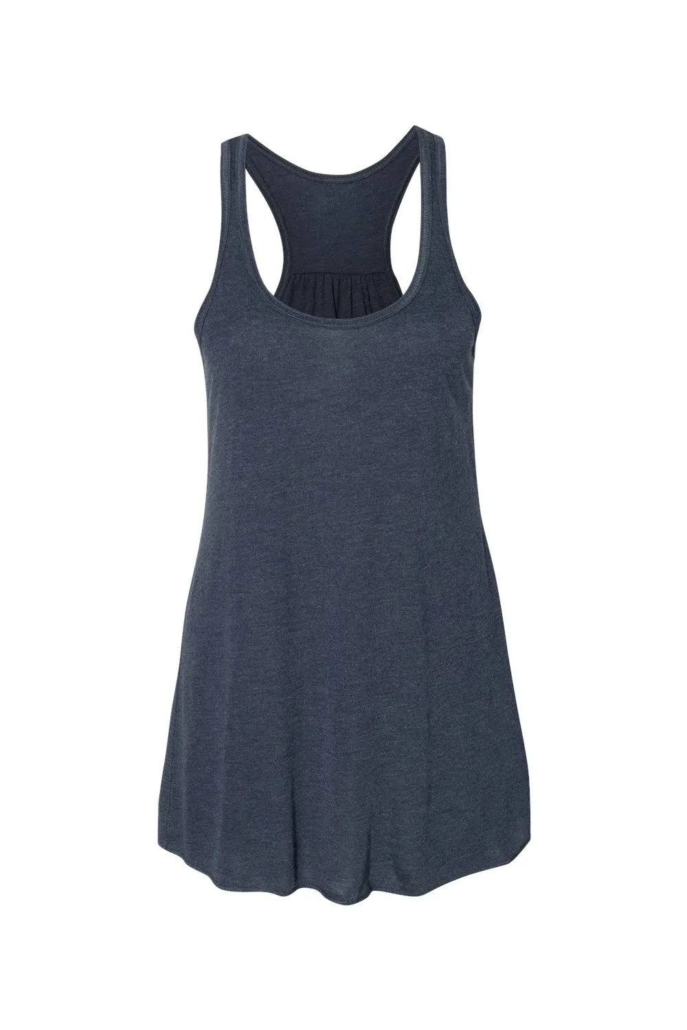 Bella   Canvas Womens Flowy Tank Top - Heather Navy Blue - Closeout