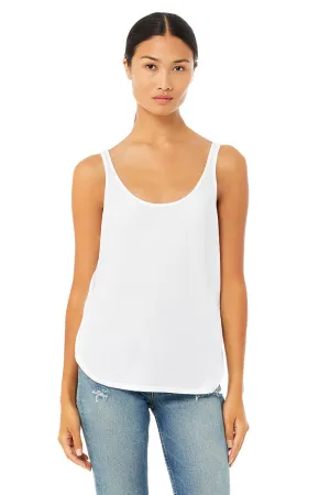 Bella   Canvas Womens Flowy Tank Top - White
