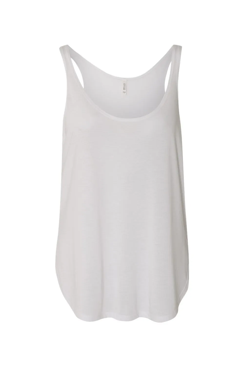 Bella   Canvas Womens Flowy Tank Top - White