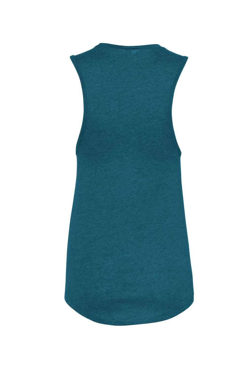 Bella   Canvas Womens Jersey Muscle Tank Top - Heather Deep Teal Blue