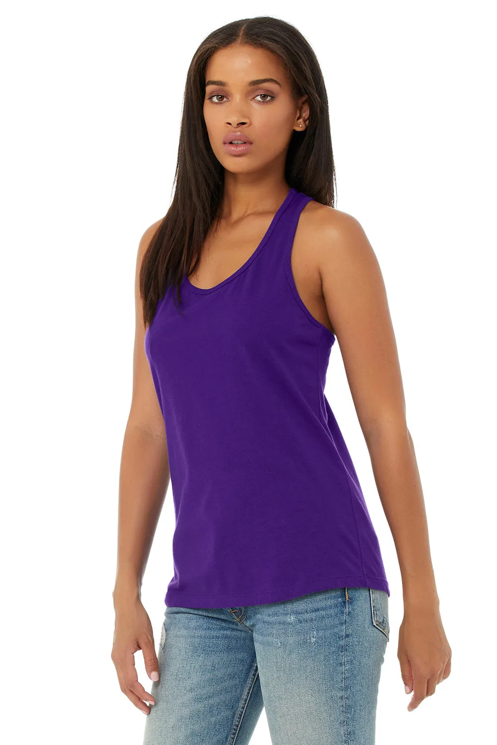 Bella   Canvas Womens Jersey Tank Top - Team Purple