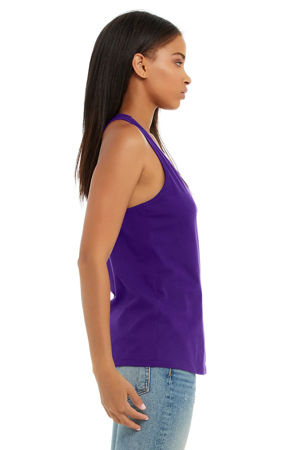 Bella   Canvas Womens Jersey Tank Top - Team Purple