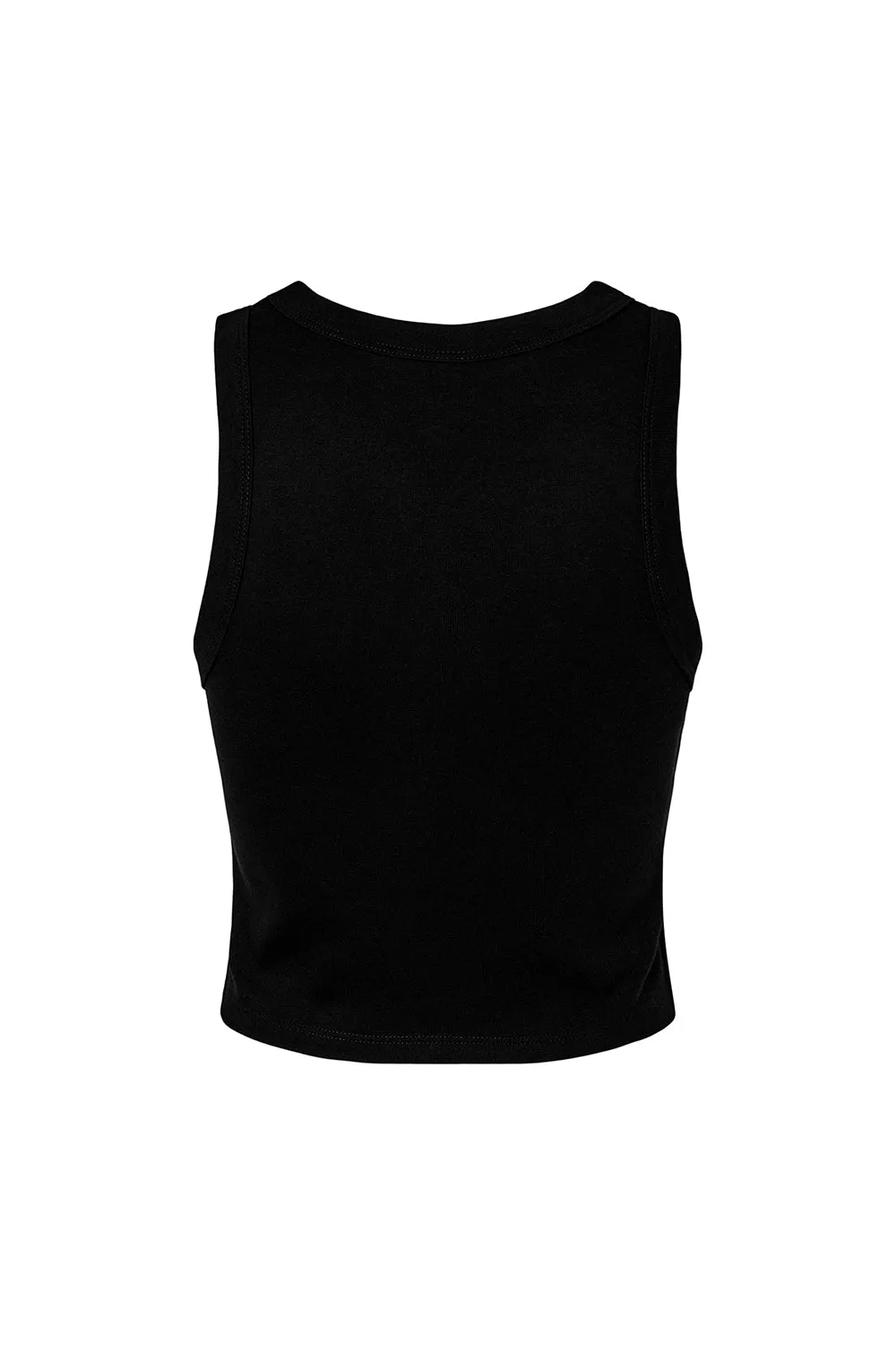Bella   Canvas Womens Micro Ribbed Racerback Tank Top - Black