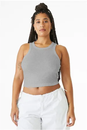 Bella   Canvas Womens Micro Ribbed Racerback Tank Top - Heather Grey