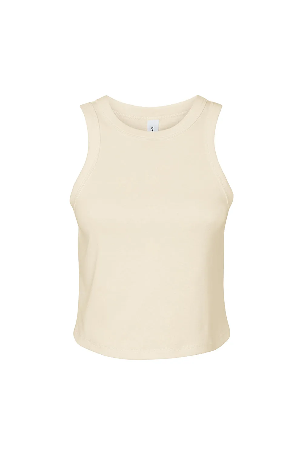 Bella   Canvas Womens Micro Ribbed Racerback Tank Top - Natural