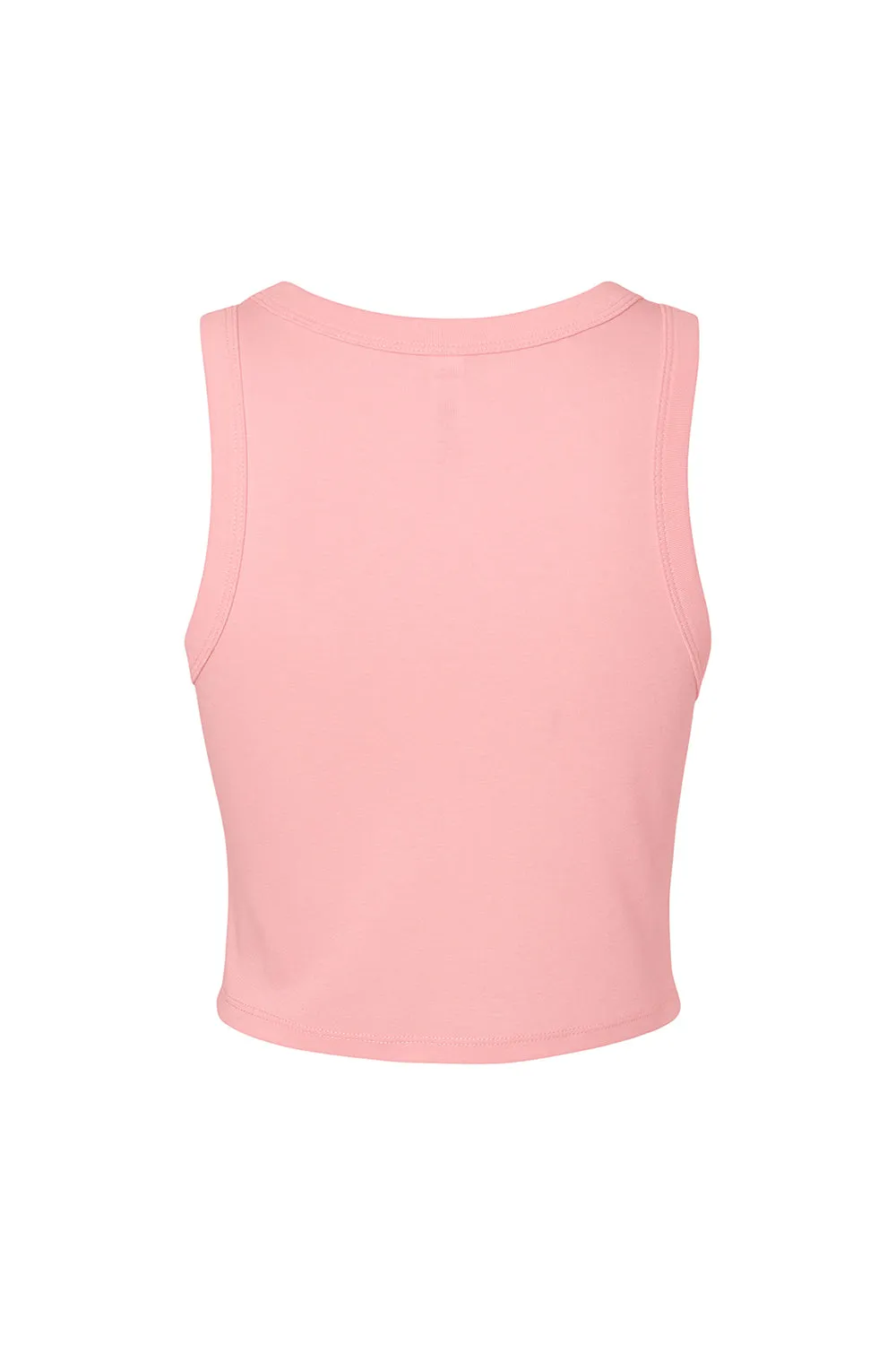 Bella   Canvas Womens Micro Ribbed Racerback Tank Top - Pink