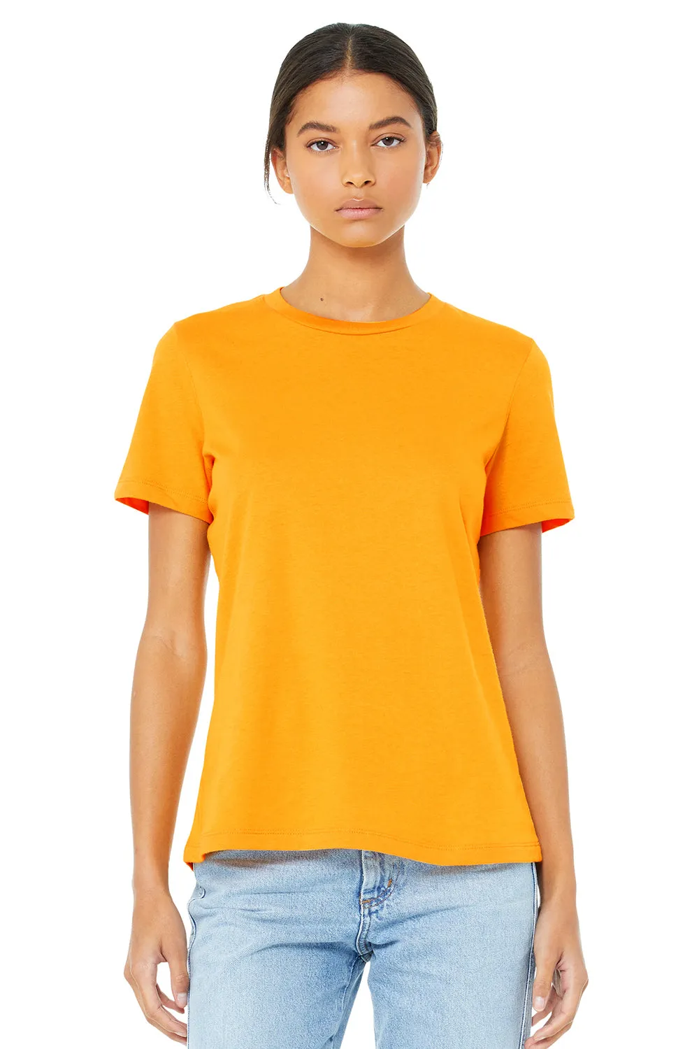 Bella   Canvas Womens Relaxed Jersey Short Sleeve Crewneck T-Shirt - Gold