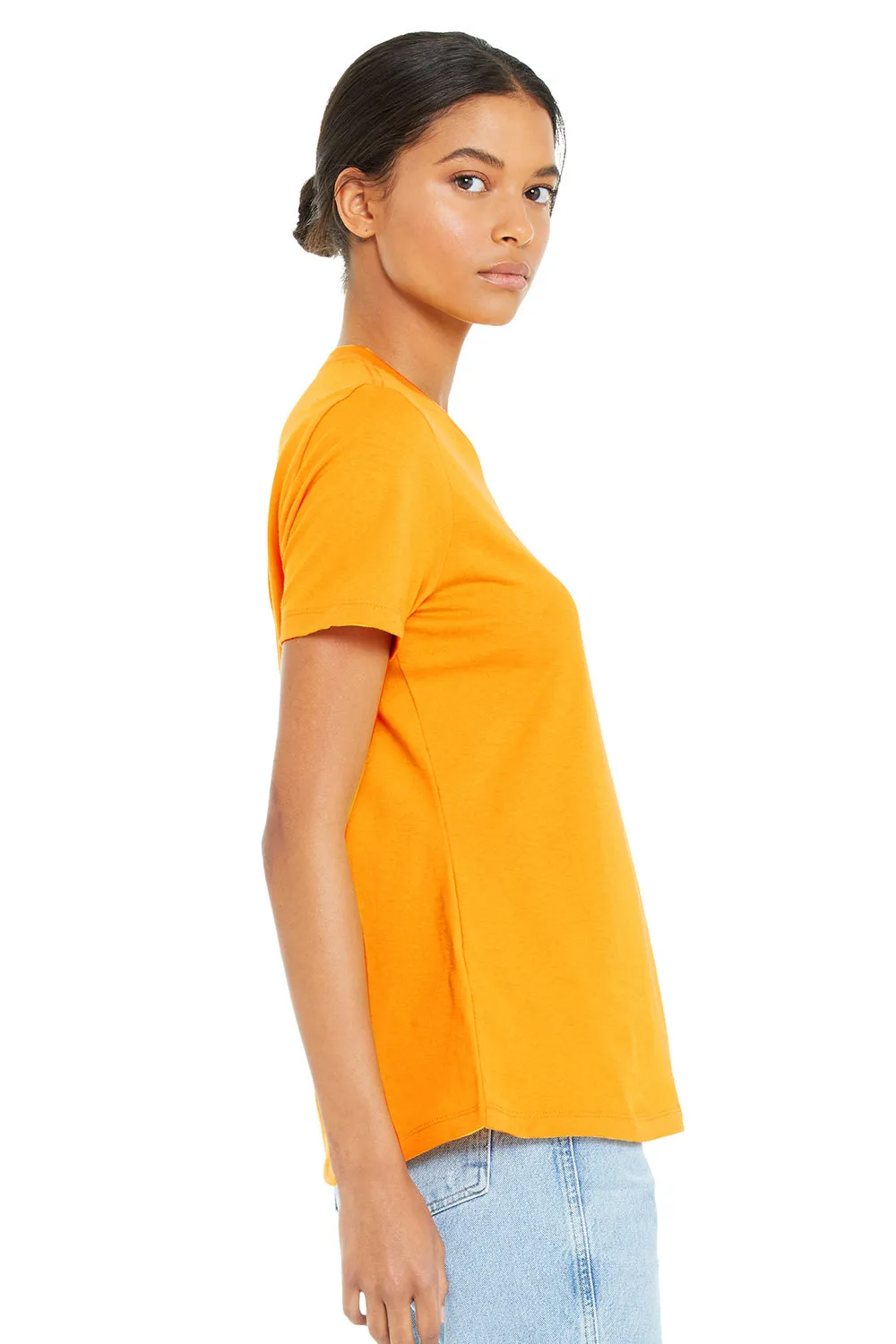 Bella   Canvas Womens Relaxed Jersey Short Sleeve Crewneck T-Shirt - Gold