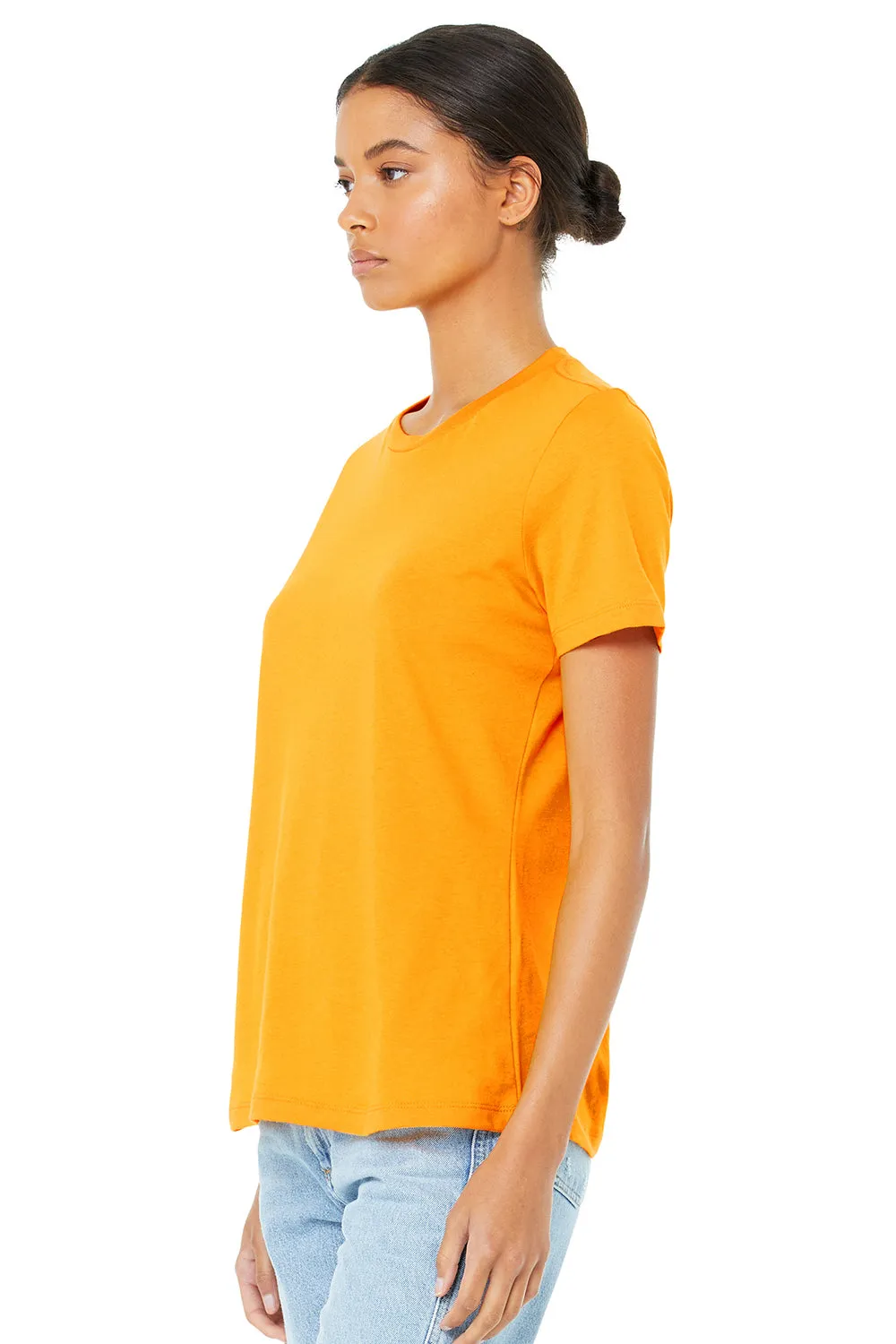 Bella   Canvas Womens Relaxed Jersey Short Sleeve Crewneck T-Shirt - Gold