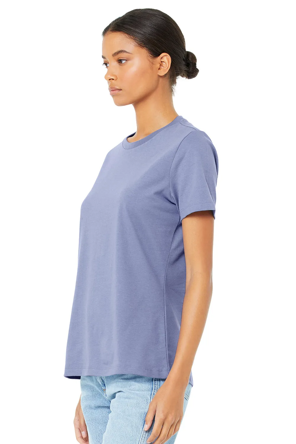 Bella   Canvas Womens Relaxed Jersey Short Sleeve Crewneck T-Shirt - Lavender Blue