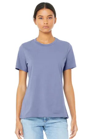 Bella   Canvas Womens Relaxed Jersey Short Sleeve Crewneck T-Shirt - Lavender Blue